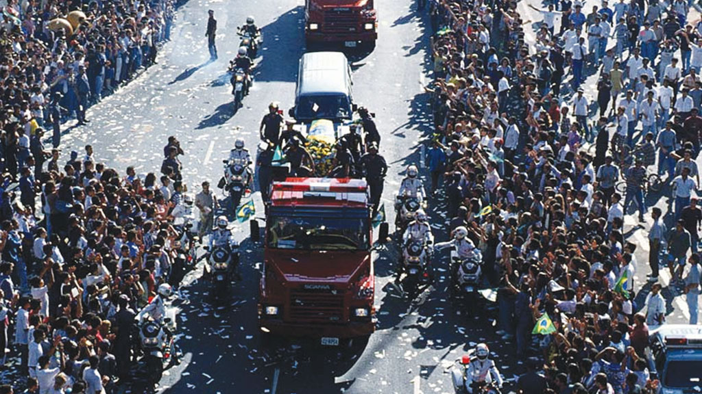Cortejo de Ayrton Senna